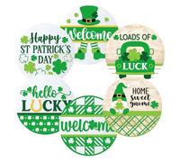 Set de sous-Verres | Dessous-De-Verre en Bois À Motif Trèfle | Protège-Table Résistant à la Chaleur | pour Table à Manger Appartement Pizzeria Maison Dortoir