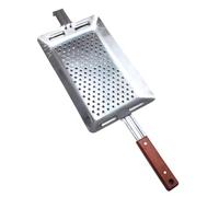 Set de Spaetzle en Acier Inoxydable Manche Bois | Presse Incluse, Planche Généreuse, Prise Antidérapante, pour Pâtes Maison et Légumes Bouillis