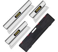 VEVOR Lame d'Écumage Lame à Lisser 25/40/60 cm Lame Spatule pour Cloisons Sèches