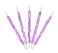 Set de Stylos à Points pour Ongles - Accessoire De Manucure À Prise Confortable,Stylos à Points Précis pour Ongles,Pour Salon, Maison, Usage Quotidien, Studio, Amateurs Et Femmes