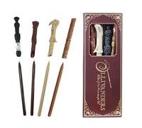 Set de stylos baguettes Harry Potter de 4 - Harry, Hermione, Dumbledore, Voldemort Pack de baguettes quadruple - Marchandise sous licence - Cadeaux de papeterie