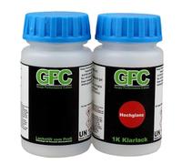 Set de stylos de retouche compatible avec FORD EUROPA 1JJA JET GREY Vernis transparent à séchage rapide Peinture de retouche Peinture automobile