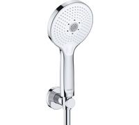 Set de support de douche Duravit 3jet Click !, blanc chrome brillant, UV0712001005