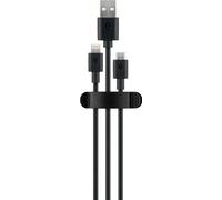 Set de supports de câble Goobay 70685 noir autocollant 3 pc(s)
