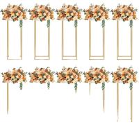 Set de supports pour fleurs de mariage, 10 pièces, hauteur 80 cm, design durable