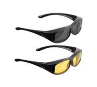 Set de sur-lunettes contrastantes "Night Vision" & "Day Vision" Pearl