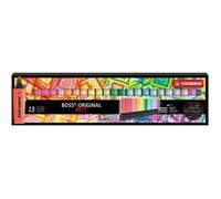 Set de Surligneurs - STABILO - BOSS ORIGINAL ARTY - 23 Couleurs - Pointe Biseautée - Encre Rechargeable