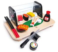 HaPe International – Set de sushis en bois – Jeu d’imitation avec plateau et baguettes