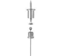 Set de suspension STAS avec crochet basculant à filetage intérieur M6 et support plafond (5 pièces - 200cm)