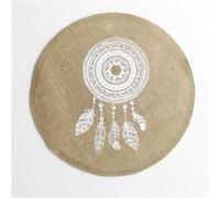 set de table (0) 38 cm jute imprime indila Le Jardin des Cigales Imprimé G
