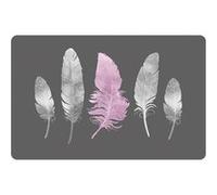 set de table 28.5 x 44 cm polypropylene opaque plumy Douceur d'Intérieur Multicolore G