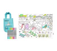 Set de table à colorier lavable et réutilisable Peter Rabbit avec 10 feutres