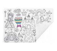 Set de table à colorier Princesses