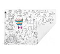 Set de table à colorier princesses