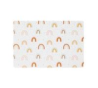 Set de table arc-en-ciel en plastique