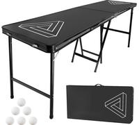 Set de table Bier Pong - Jeu de boisson Bierpong - Table de fête pliable 240x60x90cm - Jeu de boisson - Jeu de fête pour adultes