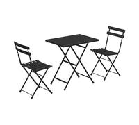 Set de table de jardin + 2 chaises de jardin Arc en Ciel Table: LxWxH 70x50x74cm/Chair: WxHxD 42.5x81x43cm