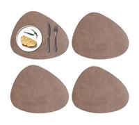 Set de table de salle à manger en cuir résistant à la chaleur pour intérieur et extérieur, ferme, restaurant, hôtel, appartement, mariage