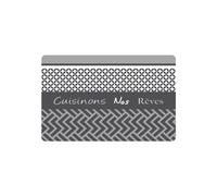 Set de table - DECORLINE - 28.5 x 44 cm - Polypropylène opaque - Rose - Lavable