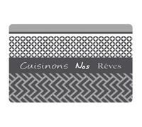 Set de table - DECORLINE - 28.5 x 44 cm - Polypropylène opaque - Rose - Lavable