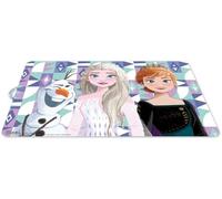 Disney Set de Table Individuel coloré pour Enfants en Plastique Frozen Elsa Anna Olaf