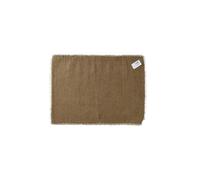 Set de table en coton beige, rectangulaire, tissé main, uni - Pomax, Frivole - 50x35x1 cm