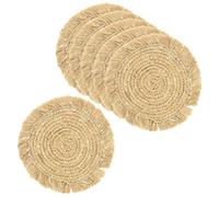 Set de table en raphia (Lot de 6) Rond