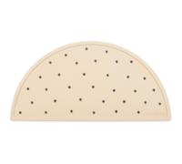 Mushie Set de table silicone enfant, Antidérapant, silicone alimentaire, sans BPA (marguerite noire)