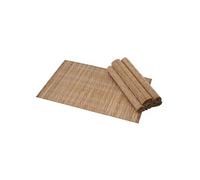 Set de table ensemble 6 pièce MENDLER HWC-C13 bambou lavable 45x30cm marron foncé Marron