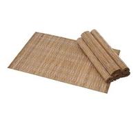 Set de table ensemble 6 pièce MENDLER HWC-C13 bambou lavable 45x30cm marron foncé Marron