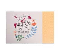 Set de table Flavie (lot de 2) - - Décoré - Plastique