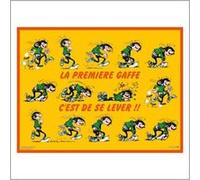 Set de Table Gaston Lagaffe : La Première Gaffe c'est de se Lever !! G