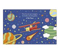 Set de Table Kiub Le Petit Prince survolant Le système Solaire (43x28cm)