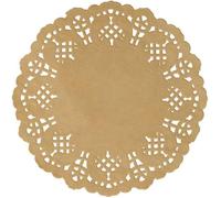 SANTEX 5055-26, Sachet de 10 sets de table Dentelle, Kraft