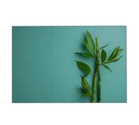 Set de Table Lavable Dessous de Table Decoration Tables Placemats | Coton Lin Antidérapants Résistants Abrasion Chaleur Durable Résistant à Déchirure,Plantes Bleues Du Ciel 30x45cm/Lot de 2