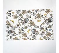 Set de Table Lavable Papillon Jaune Lot De 8 Set Table Rectangulaire,Napperons Résistant À Chaleur Antidérapant, pour Cuisine Tables Manger, Facile À Nettoyer Et Stocker