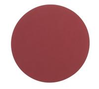 Set de table LindDNA NUPO cuir CIRCLE 4 pièces dans de nombreuses couleurs + tailles, LindDNA:XL - Ø 40 cm Red