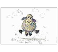 Set de Table Mouton Qui Court dans Son pré