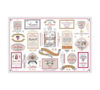 Set De Table Multi-Étiquettes Bordeaux Multico 30 X 45 Cm Winkler
