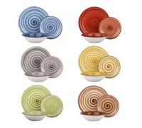 Set de table multicolore souci 18 pièces