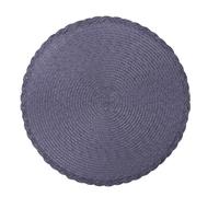 Set de Table Noel Lot de 6 ou 12 Sets Table Ronds 36 cm for Salle à Manger, en polypropylène tissé résistant la Chaleur, avec sous-Verres, for Cuisine, Motif Noël(Tibetan,12pc)