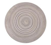 Set de Table Noel Lot de 6 Sets Table Ronds tressés Beiges for la Cuisine et Salle à Manger, Chemin Isolant Lavable, idéal for Un dîner Noël(Mix Gray)