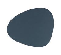 Set de table NUPO en cuir recyclé LINDDNA 44 x 37 Beu Foncé