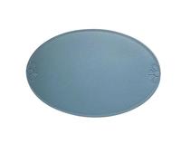 Set De Table Ovale Napperons ovales Verts, 1/4/6 pièces, for Cuisine extérieure, Table à Manger, Vaisselle de café en Relief, Ensemble napperons(Blue,4pcs)