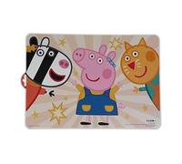 Set de Table Peppa Pig pour Enfants, Tapis de Repas Amusant avec Un Design coloré, Set de Table pour Tout-Petits, favorise Une Alimentation indépendante, Jolie Vaisselle