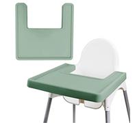 Set de table pour chaise haute, durable pour set de table Ikea, coussin de chaise de salle à manger, tout compris, convient pour Ikea Antilop Highchai, pour jeunes enfants et bébés (vert)