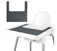 Set de table pour chaise haute IKEA, propre et hygiénique, adapté pour IKEA Antilop Highchai, pour les tout-petits et les bébés (gris)