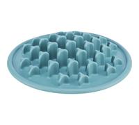 Trixie Set de table Slow Feeding Pillars en TPE 35 cm Bleu