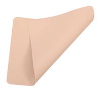 Set de Table Rectangulaire en Cuir, Dessous de Plat Antidérapant Pratique | Protection les Marques de Chaleur et Taches, Motif Raffiné, Couleurs Différentes sur Chaque Côté, pour Théières et Bols