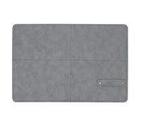 Set de table rectangulaire Glenn 30x45cm gris - Atmosphera Créateur d'intérieur
